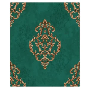 Italian Luxury 3D Wallpaper Simple Floral Design for European Style Hotels