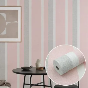 Ixpe Foam Wallpapers Pink Color New Material Production Easy to Erase Firm Adhesion 3D Self Adhesive Wallpaper for Indoor Spaces