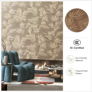 Japanese Grasscloth Wallpaper Paper Backed Natural Straw Weave Waterproof Textured Wall Covering for Home Hotel