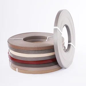 KEMITON High Quality Factory White Wood Grain Strip Tape Mdf Trim Plywood Pvc Edge Banding for Home Furniture Edge