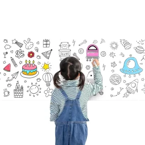 Kid DIY Wallpaper Scroll Rolling Drawing Graffiti Colorful Doodling Papers 300cm for Children Creative Painting
