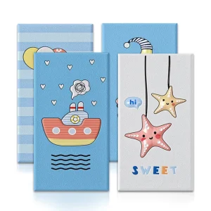 Kids Room Foam Decorative Wall Sticker Cartoon Printing Self Adhesive Wallpaper
