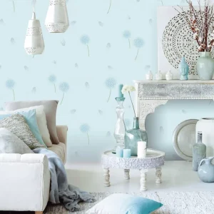 Kids Wallpaper 3D Home Interior Decoration Children’s Room Feather Dandelion Plant Pattern Non Woven Wallpaper Roll