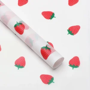 Korean Paper Papel De Envolver Coreano Custom logo Floral Paper Flower Wrapping Paper