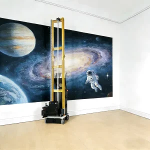 LC-A2 5D UV Mural Robot with I1600 Printhead and Lightweight Foldable Design