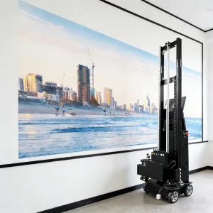 LC-A2 High Definition 6 Color UV Inkjet Printer DX5 DX7 Vertical Wall Mounted High Speed Semi Automatic White Inks Portable
