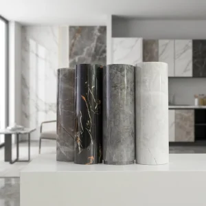 Laminate Furniture Marble Color Pvc Foil Decorative Film