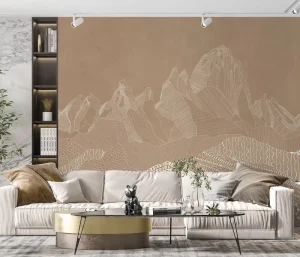 Large Geometric Pattern Embossed Mural Wallpaper Peel and Stick Wall Decor for Living Room Accent Wall Hotel Corridor Renovation