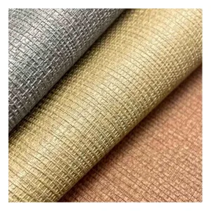 Large Stock Luxury 3D Vinyl Wallcovering Sheet Wall Cloth Fabric Wallpaper for Bedroom Hotel