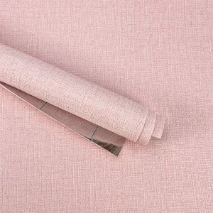 Leasy To Install Pink Color Wallpapers W500*L2800mm Peel and Stick Technology Adhesive Wall 3D Wallpaper for Living Room