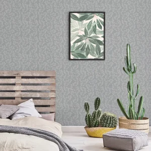Leaves Design Non woven Bedroom Wallpaper Designs