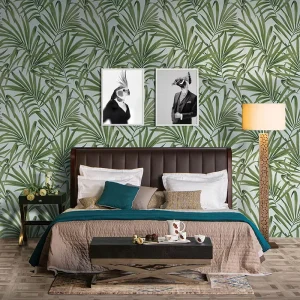 Leaves Wall Coating Material Modern Paper Decorative Wallpaper 3D Wall Paper Wall Stickers
