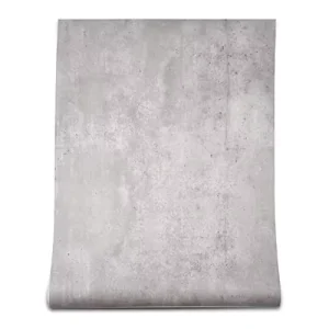 Light Gray Self adhesive Waterproof Non toxic Wallpaper 45cm 60cm Thick Wrinkle Resistant Opaque Peelable Easy Apply Kitchen