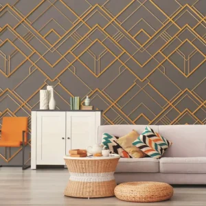 Light Luxury Minimalist 3D Custom Waterproof Paper Wall Cloth Wallpaper Environmentally Friendly Features for Bedroom Hospital
