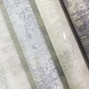 Light Luxury Minimalist Curved Stripes Plain Color Shiny Texture Pattern Wallpaper 320g Embossed Deep Embossed
