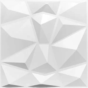 Light Luxury Modern Geometric Anti static PVC Wall Ceiling Cladding Panels 3D Embossed Design for Bathroom Living Room Hotel Use