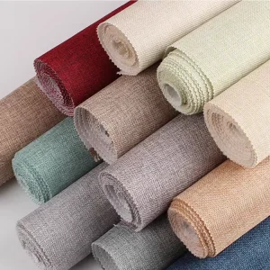 Linen Simple Seamless Waterproof Smoke Proof Wall Fabric Modern Bedroom Living Room High Grade Gray Custom Household Wallpaper 2