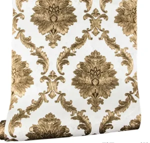 Longtime Pvc 3d Deep Embossing Wallpaper Anti crackingfor Living Room
