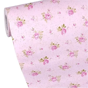 Low Price Modern Embossed Floral Waterproof Self-Adhesive Wallpaper Rolls for Household Use