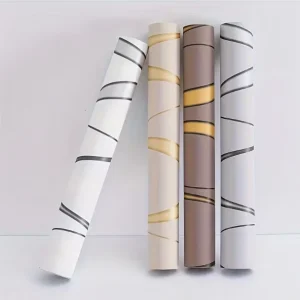 Luxuery Style PVC Peel and Stick Wallpaper Waterproof Self Adhesive Wall Sticker for Living Room Bedroom Interior Decoration