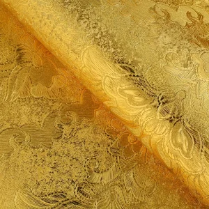 Luxury 3D European Style Large Flower Wallpaper Bedroom Living Room KTV Hotel Golden Relief TV Background Wall Wallpaper