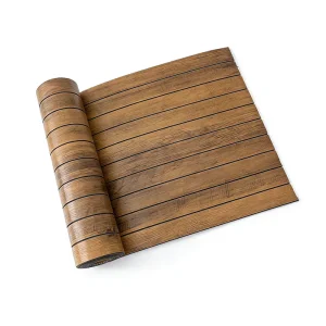 Luxury 3D Grooved Wood Wall Panels Self-Adhesive IXPE Foam Stickers Flame Retardant Interior Wall Covering for Villa