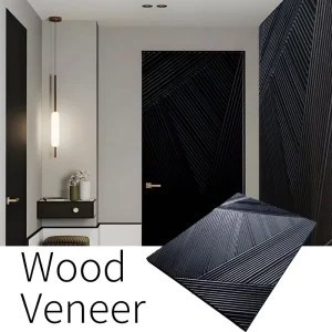 Luxury 3D Textured MDF Wooden Wall Panels 3D Mold Wall Board for Living Room Office Indoor Decorative Wood Cladding Sheet