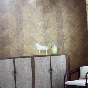 Luxury 3D Wallpaper Handmade Sisal Splicing Wallcovering for Interior Wall Decor