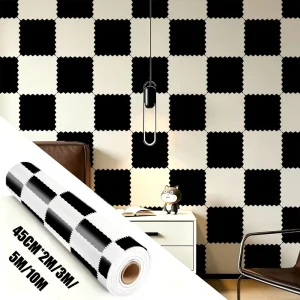 Luxury Colorful Plaid Wallpaper Roll Waterproof Self adhesive Scratch resistant for Commercial Spaces 3D Marble Decor