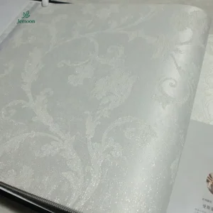 Luxury Commercial Wallcovering Waterproof Plain Texture Vinyl for Hotels and Restaurants Textured Fabric Wallpaper