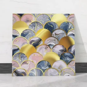 Luxury Custom Designed Modern Marble Wall Paper Waterproof Wear resistant Thickened Self Adhesive Wall Paper for Indoor Use