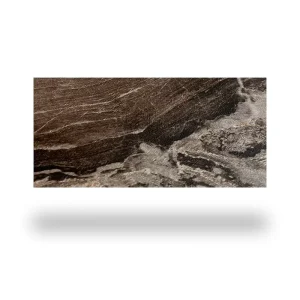 Luxury Dark Gray Color Natural Stone Vein Texture with Obvious Grain PVC Panel for Wall Countertop Home Decor