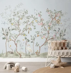 Luxury Embossed Floral Pattern Wallpaper for Home Hotel Decoration Textured Non-Woven Fabric Wallpaper Roll Heat Insulation