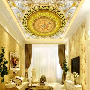 Luxury Interior 3D Wall Coverings Ceiling Decoration Wallpaper for Home