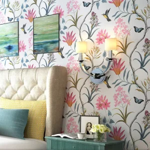 Luxury Living Room Wallpaper Factory Supplier 3D Home Decoration Non woven Wall Paper Decor Wallpaper Wall Sticker