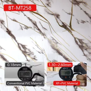 Luxury Marble Self-Adhesive Wallpaper 3D Peel and Stick Wall Decor Sticker for Living Room Bedroom Home