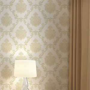 Luxury Modern 3D European Relief Wallpaper Bedroom Living Room Hotel Classic Damascus Large Flower Wallpaper