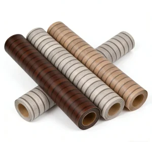 Luxury Modern Embossed Paper 3D Self-Adhesive Stripes Geometric Moisture-Proof Anti-Slip Easy Home