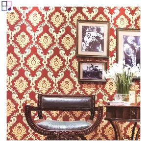 Luxury Modern Fireproof Waterproof Soundproof PVC Wall Covering Stripes Plaid Pattern 3D Design Household Mall Entertainment Use