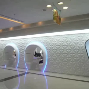 Luxury Office Decoration PVC 3D Wallpaper Wall Paneling Design Interior 3D Wall Panel Waterproof