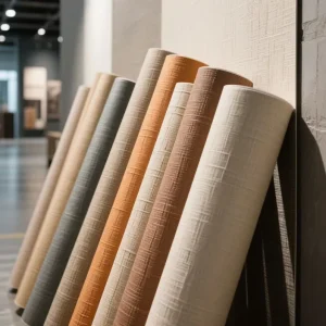 Luxury PVC Vinyl Hotel Wallpaper Waterproof Fireproof Explosion Proof Self Adhesive Textured Fabric for Interior Decoration Roll
