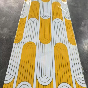 Luxury PVC Wall Panels 1220x2440mm 3mm No Glue PVC Stone Powder Composite with 3D Printing Film for Wall Covering
