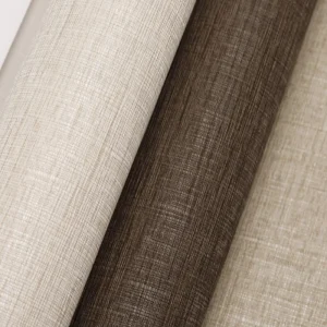 Luxury Pattern Vinyl Fabric Wallpaper Fireproof Wall Covering for Five Star Hotel Engineering Projects
