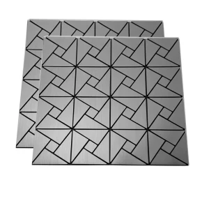 Luxury Self-Adhesive Mosaic Wallpaper Modern Geometric Pattern Waterproof Kitchen Wall Panels SC Design Style