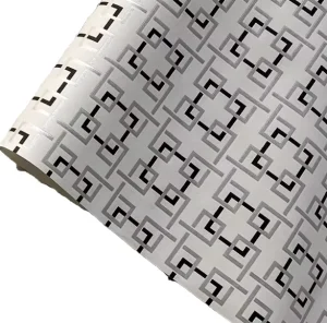 Glittering Waterproof Anti static 3D Geometric Checkered Hotel Modern Feature Wall Contemporary Sparkling Wallpaper