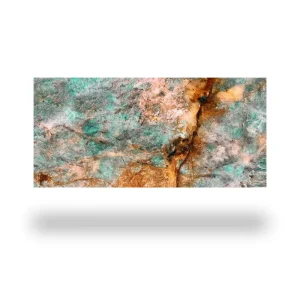 Luxury Style Amazonite Green Marble Texture Decorative Wall Panels ENF Grade Waterproof Anti Collision Board for Wall Countertop