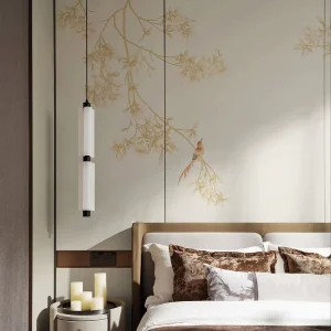 Luxury Textured Paper Vintage 3D Embroidery Self-adhesive Wallpaper Mural Chinoiserie Floral Bedroom Living Room Wall Panel