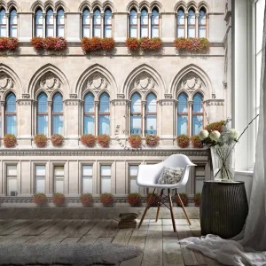 Luxury Villa European Style Self-adhesive Wallpaper