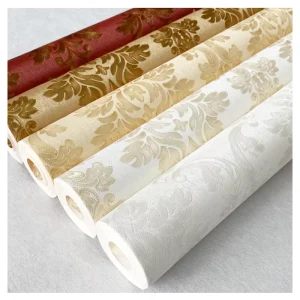 Luxury Vinyl PVC Wallpaper Wall Decorations for Home Damask Wallpaper 3D European Emboss Wall Paper