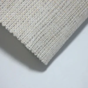 Luxury Wall Paper High End Fireproof Luxury Textured Fabric Vinyl Hotel Wallpaper Room PVC Beige Wall Paper Covering for Wall